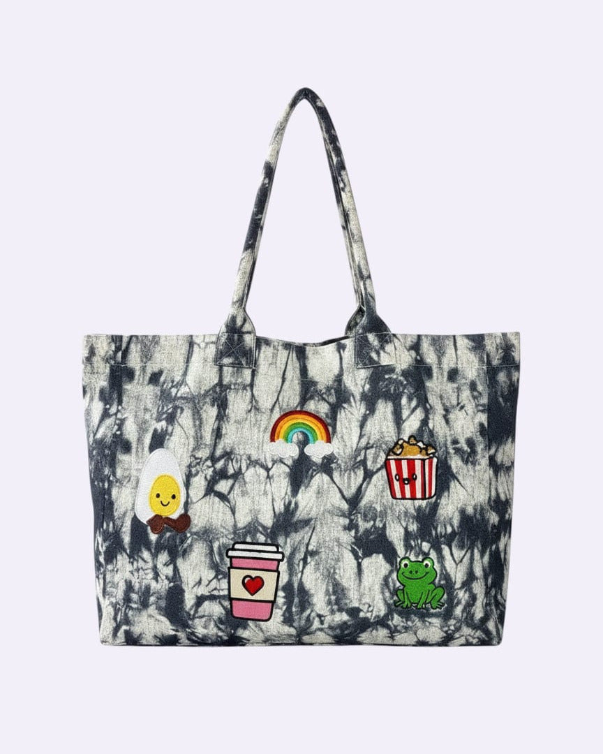 Personalised Tye Dye Tote Bag by Stitch & Smile