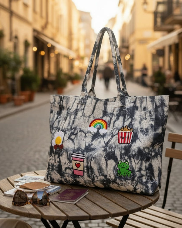 Personalised Tye Dye Tote Bag by Stitch & Smile