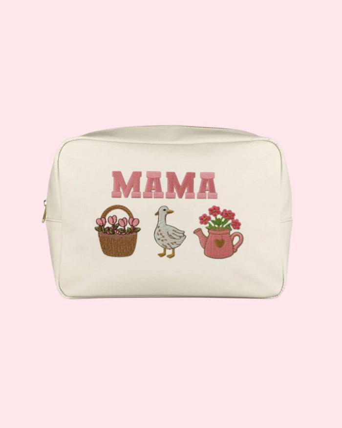 Personalised Vanilla Cosmetic Pouch