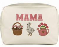 Personalised Vanilla Cosmetic Pouch