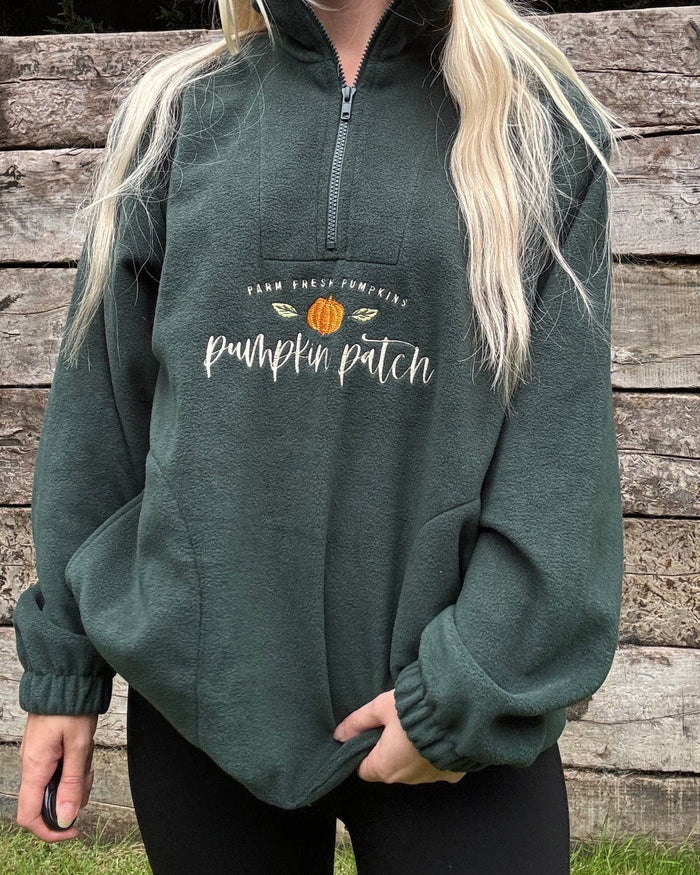 Pumpkin Patch 1/4 Zip Fleece