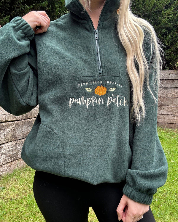 Pumpkin Patch 1/4 Zip Fleece