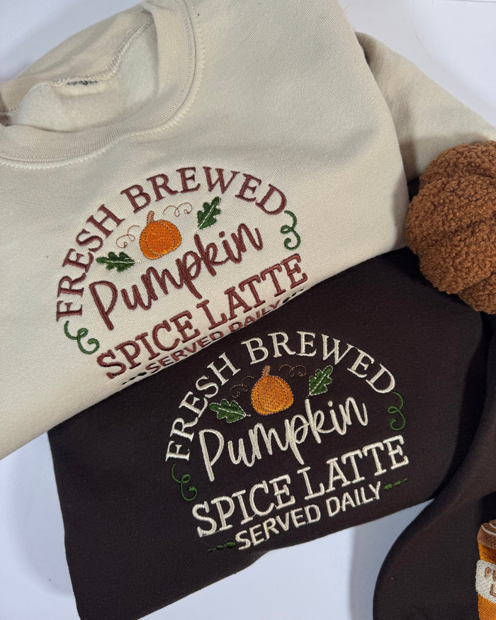 Pumpkin Patch Embroidered Sweatshirt