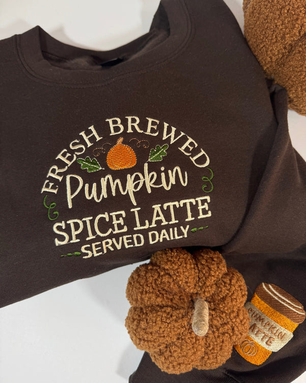 Pumpkin Patch Embroidered Sweatshirt
