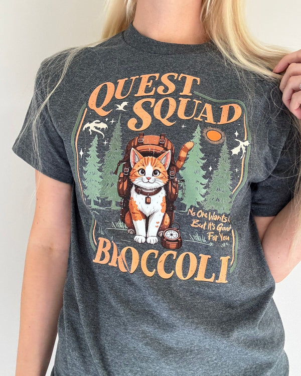 Quest Squad Broccoli Printed T-Shirt