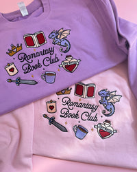 Romantasy Book Club Embroidered Sweatshirt