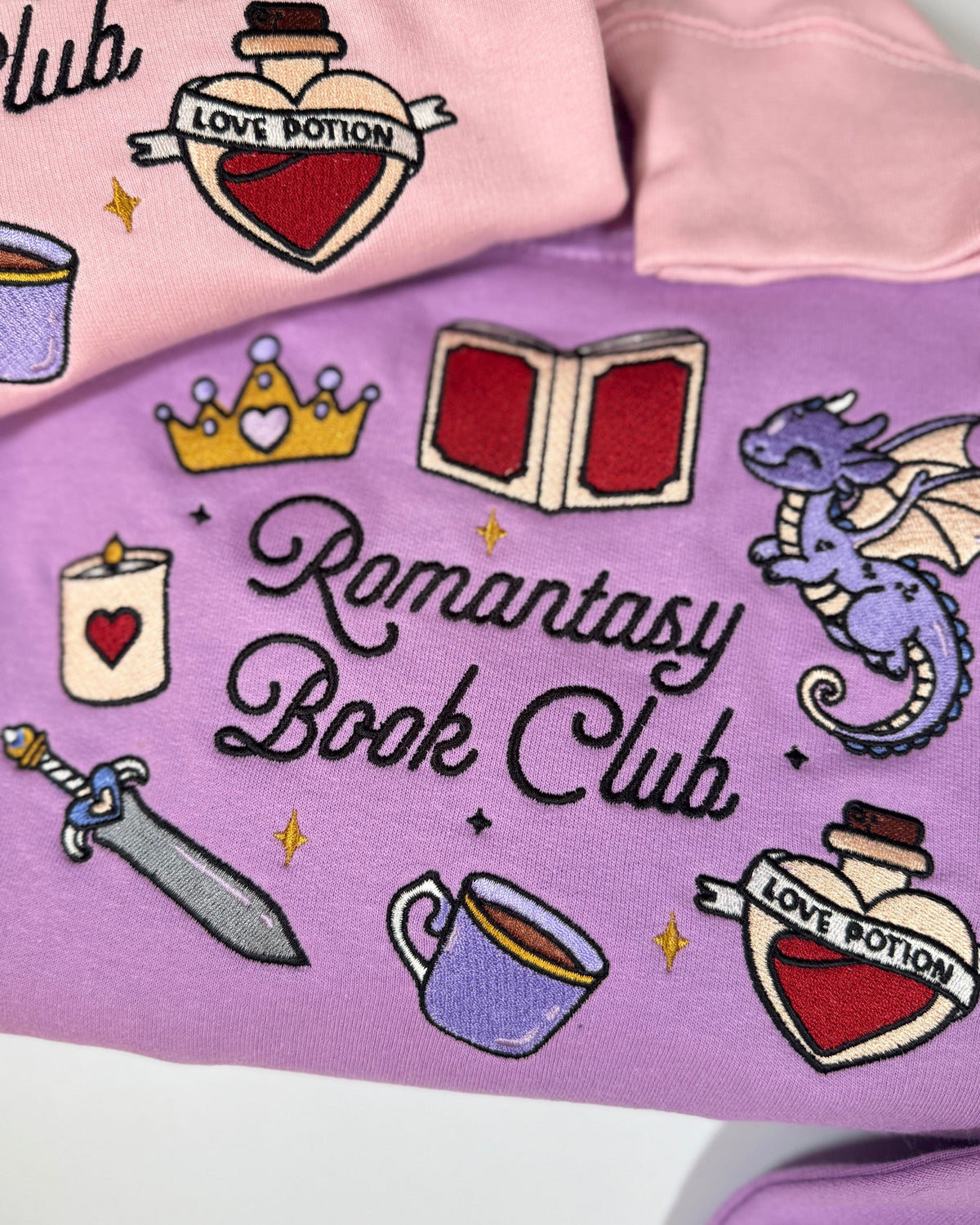 Romantasy Book Club Embroidered Sweatshirt