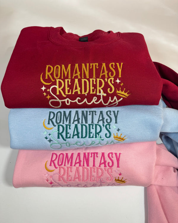 Romantasy Readers Society Embroidered Sweatshirt