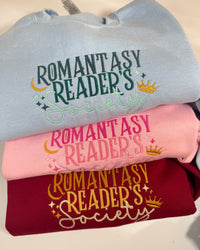 Romantasy Readers Society Embroidered Sweatshirt