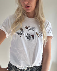 Silly Seagull Embroidered T-shirt