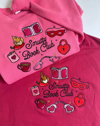 Smutty Book Club Embroidered Sweatshirt