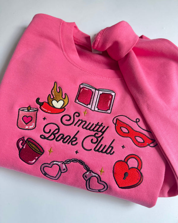 Smutty Book Club Embroidered Sweatshirt