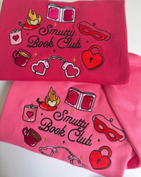 Smutty Book Club Embroidered Sweatshirt