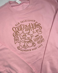 Squeezy Hugs Pooh Bear Embroidered Sweatshirt