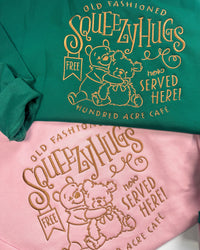 Squeezy Hugs Pooh Bear Embroidered Sweatshirt
