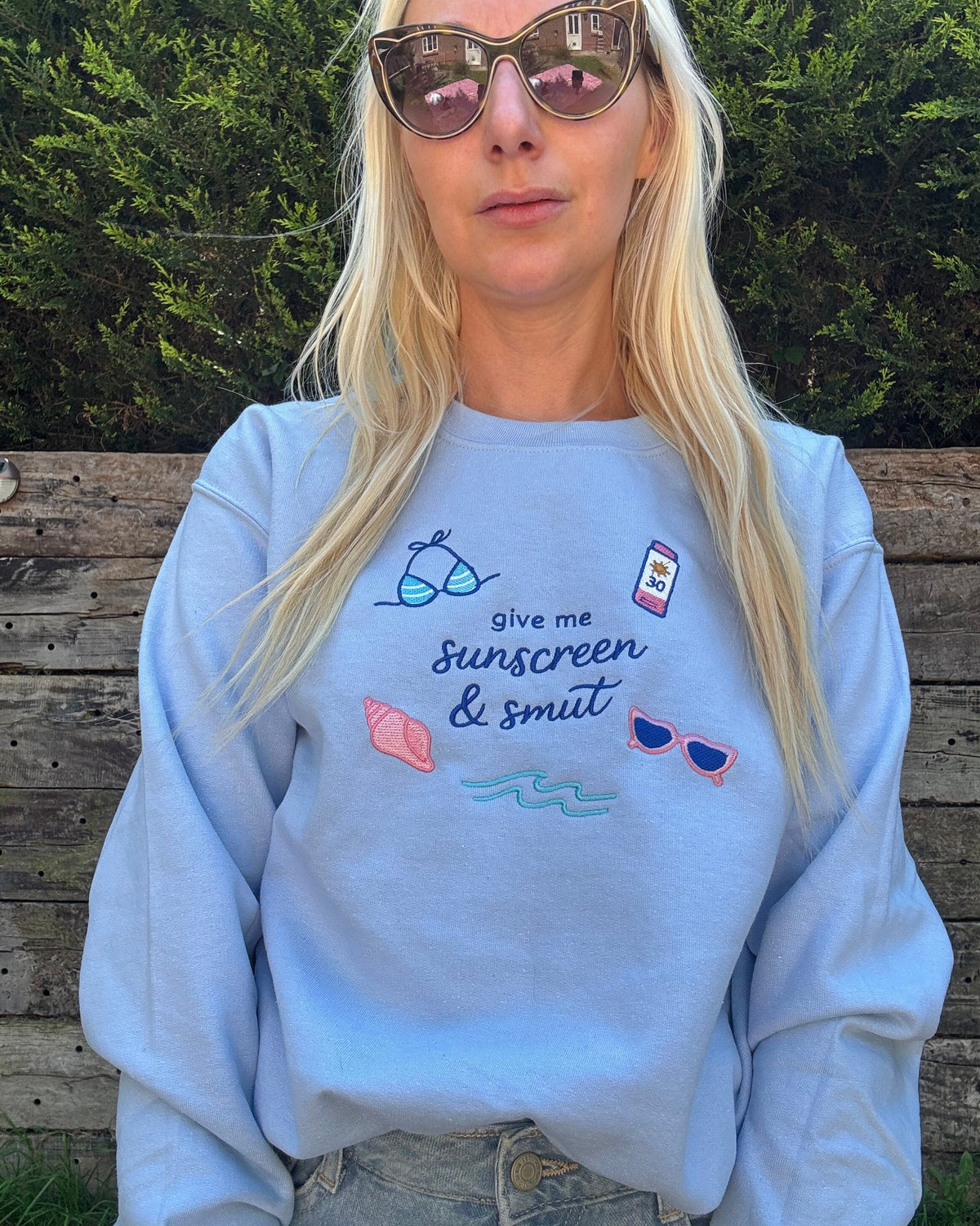 Sunscreen & Smut Bookish Sweatshirt
