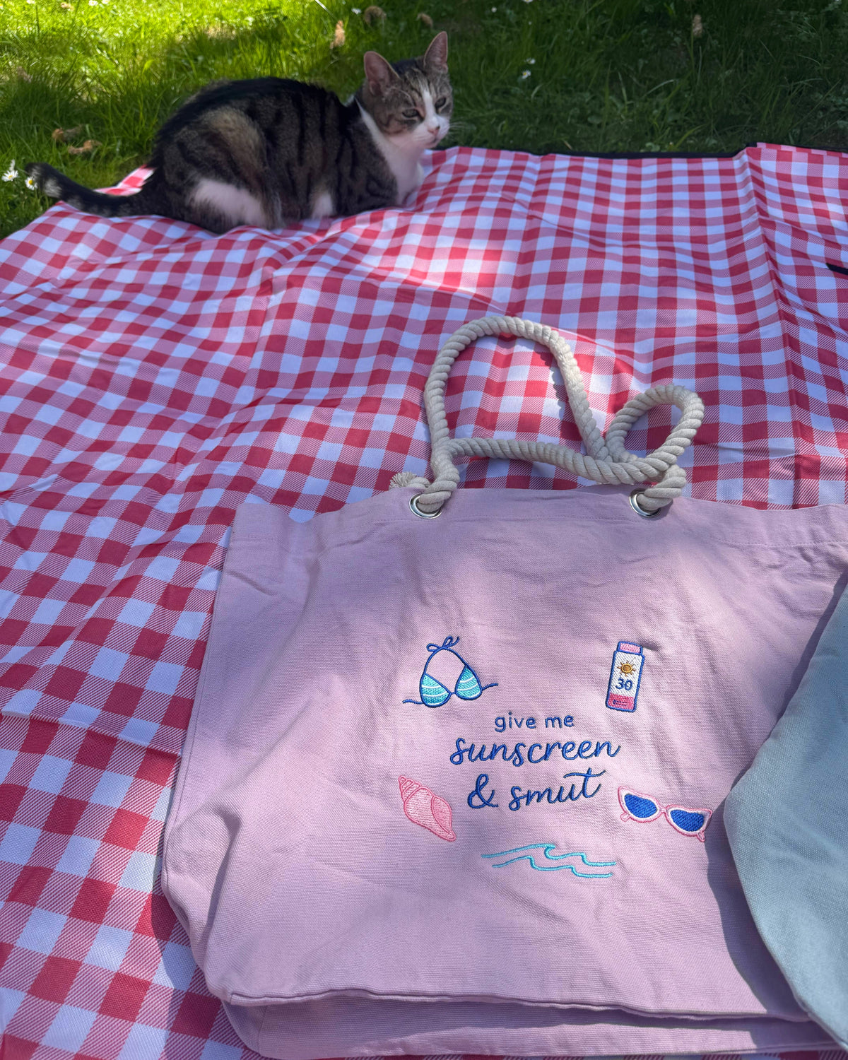Sunshine & Smut Beach Bag at Stitch & Smile