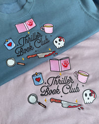 Thriller Book Club Embroidered Sweatshirt