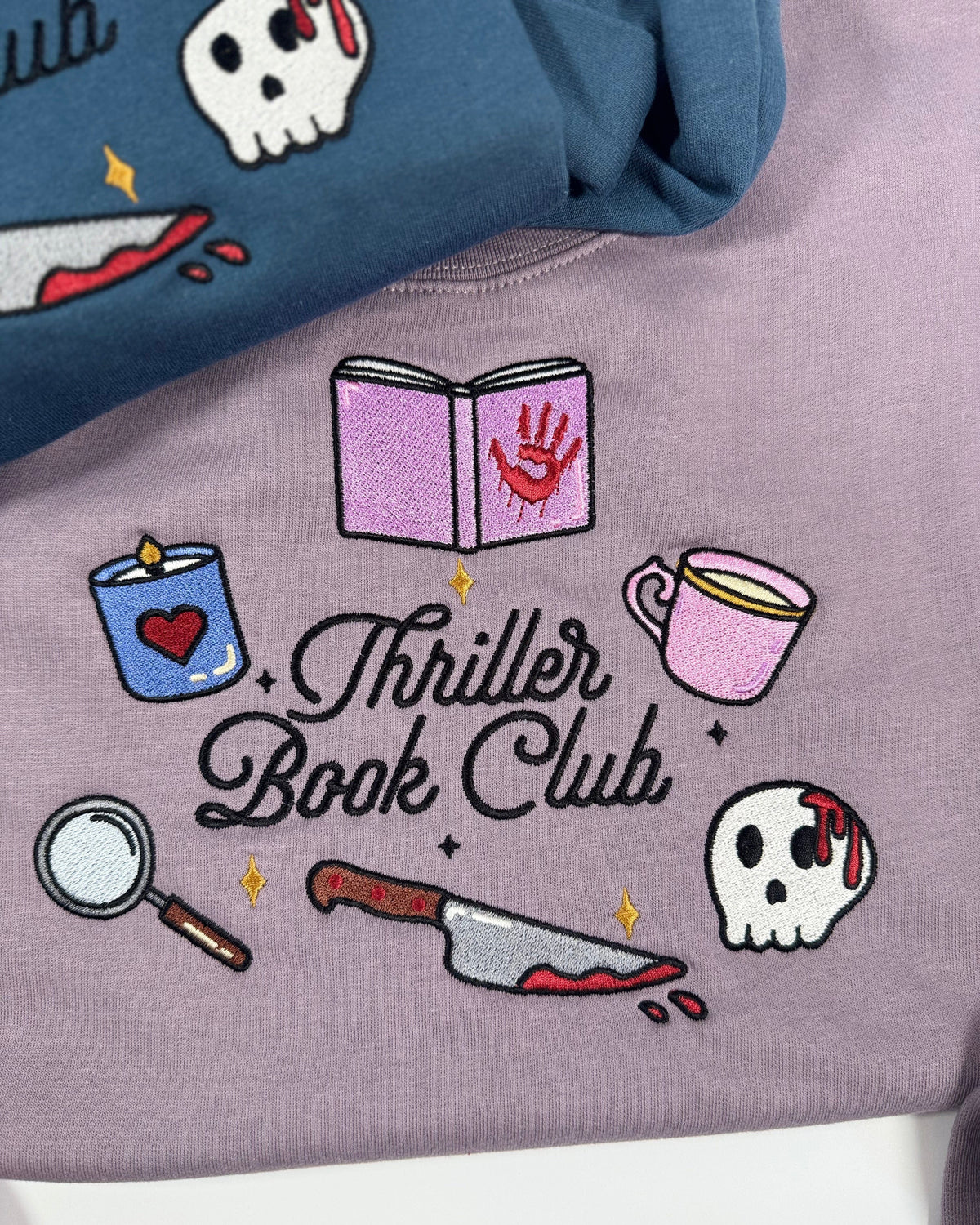 Thriller Book Club Embroidered Sweatshirt