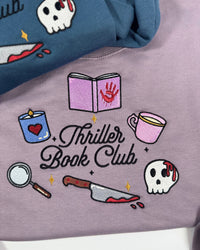 Thriller Book Club Embroidered Sweatshirt