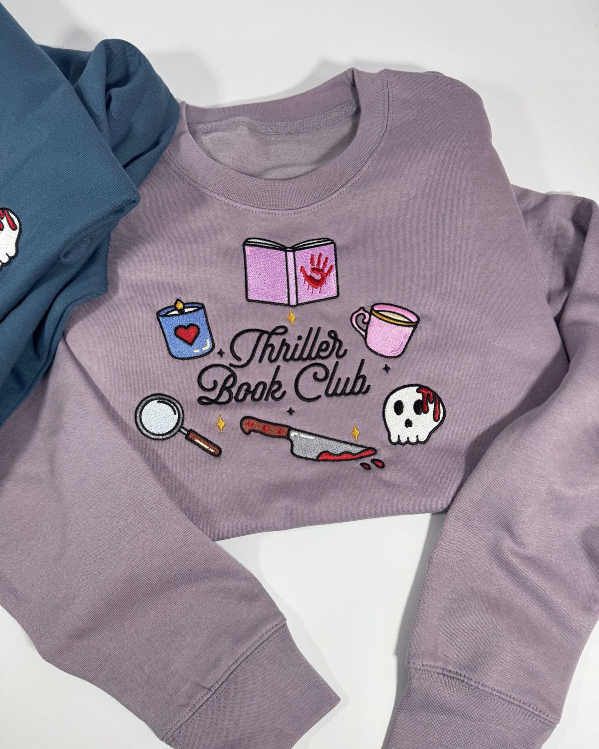 Thriller Book Club Embroidered Sweatshirt