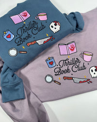 Thriller Book Club Embroidered Sweatshirt