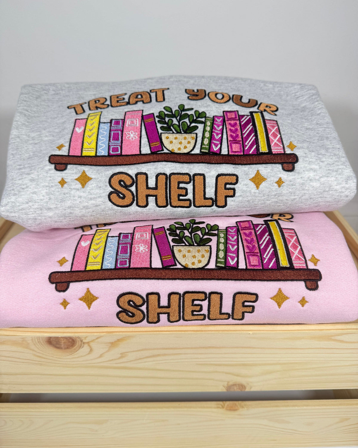 Treat your Shelf Embroidered Sweatshirt