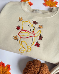 Winnie-the-Pooh Autumn Embroidered Sweatshirt