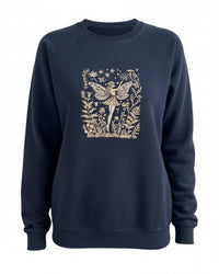 Gold Garden Fairy Embroidered Sweatshirt