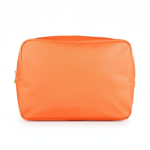 Personalised Orange Cosmetic Pouch
